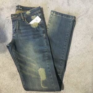 New straight leg jeans